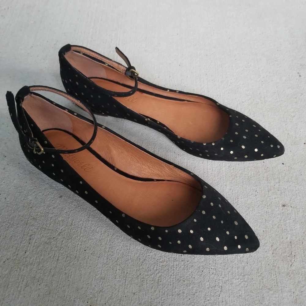 Madewell Flats with Ankle Strap